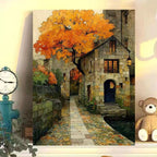 1Vintage European Landscape Canvas Art Print Miroken