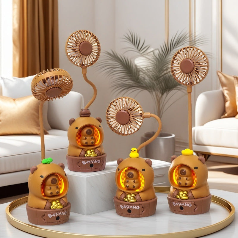 1Women cute mini table fan with animal design Miroken