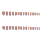 1Stylish French Tip Press-On Nail Set Miroken