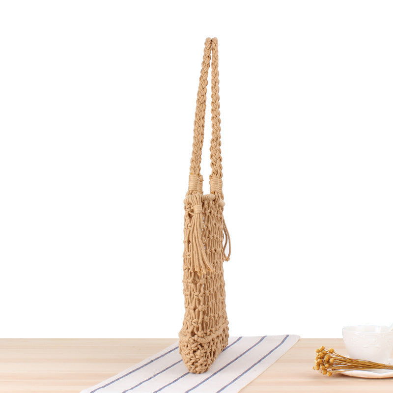 1Elegant Handcrafted Macramé Diaper Bag Miroken