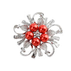 1Glamorous brooch with pearl set Miroken