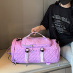 1Quilted Multi-Functional Travel Backpack Miroken
