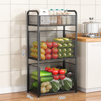 1Rolling Kitchen Storage Rack Miroken