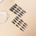 1Artistic Spider-Themed Press-On Nails Miroken
