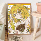 1Whimsical Anime-Inspired Canvas Art Print Miroken