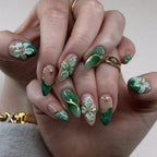 1Elegant Floral-Detail Press-On Nails Miroken