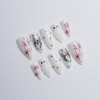 1Artistic nail set with stainless steel applications Miroken