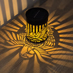 1Ornate Filigree Solar Projection Table And Pathway Light Miroken