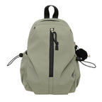 1Backpack with Charming Animal Pendant and Innovative Storage Miroken