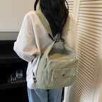 1Versatile Multi-Pocket Shoulder Bag Miroken