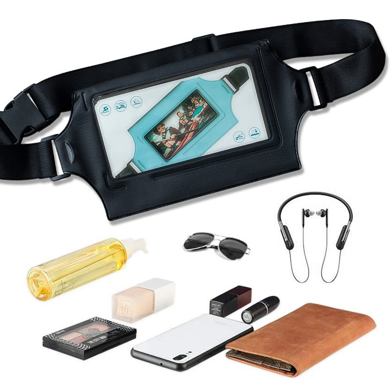 1Waist bag with transparent phone pouch Miroken