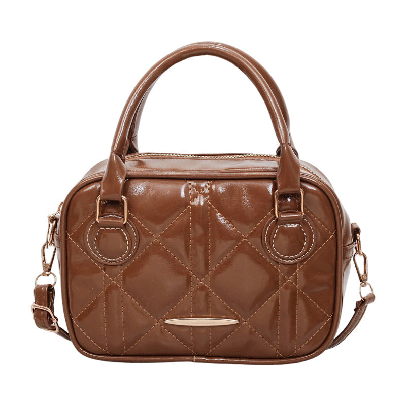 1WoQuilted Mini Satchel Bag Miroken