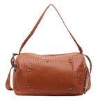 1Elegant Sport Duffel Bag with Woven Design and Removable Shoulder Strap Miroken