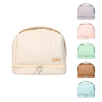 1Elegant Quilted Makeup Case Miroken