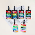 1Unisex Travel-Themed Luggage Tag Miroken