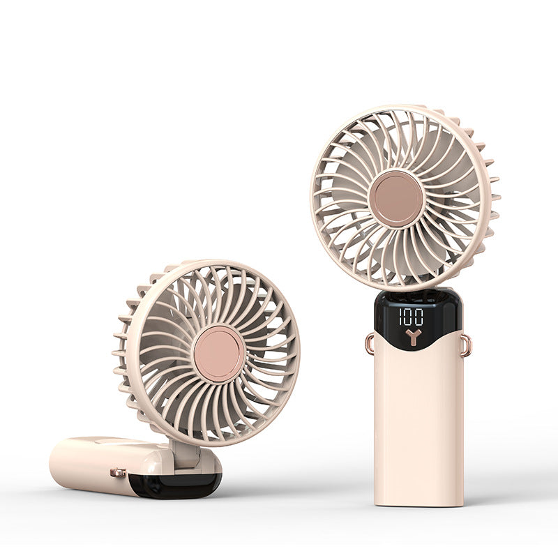 1Portable Mini Fan with USB Charging and Digital Display Miroken
