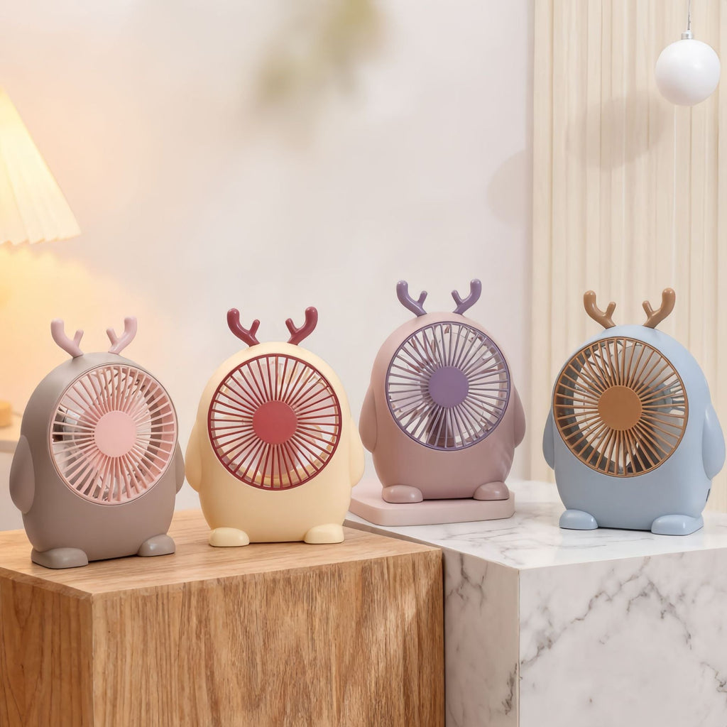 1Portable Mini Fan with Cryptic Animal Design Miroken