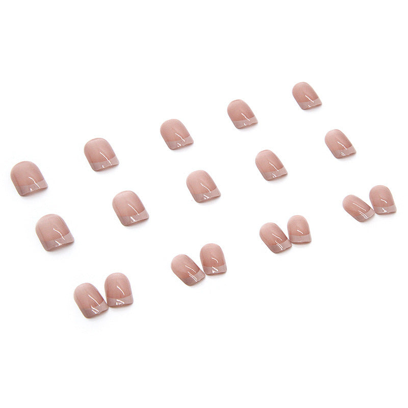 1Classic French Tip Press-On Nail Set Miroken