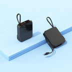1Portable power bank with retractable charging cable and digital display Miroken