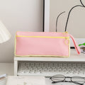 1Durable Double-Zippered Pencil Pouch Miroken