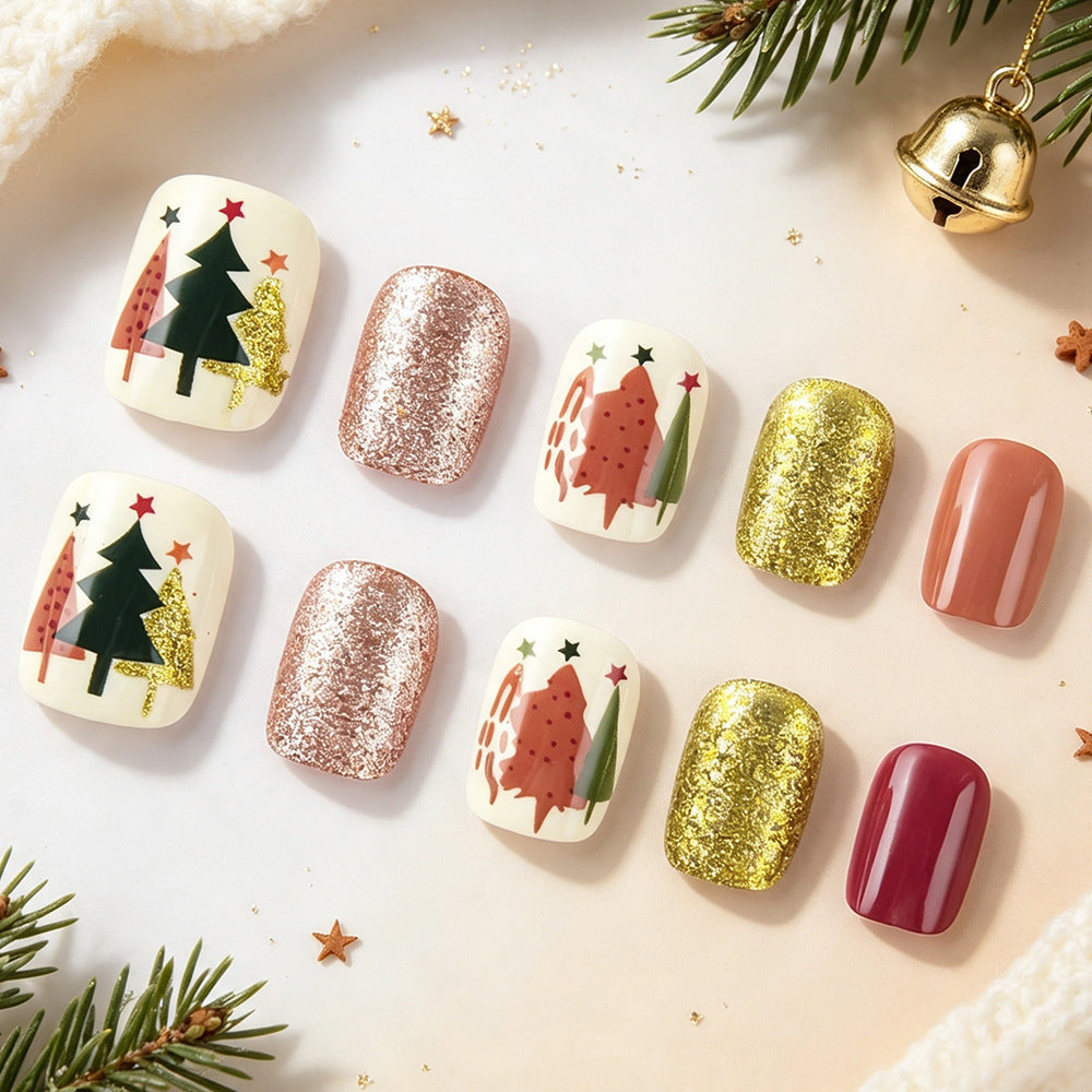 1Seasonal Forest-Themed Nail Art Set Miroken