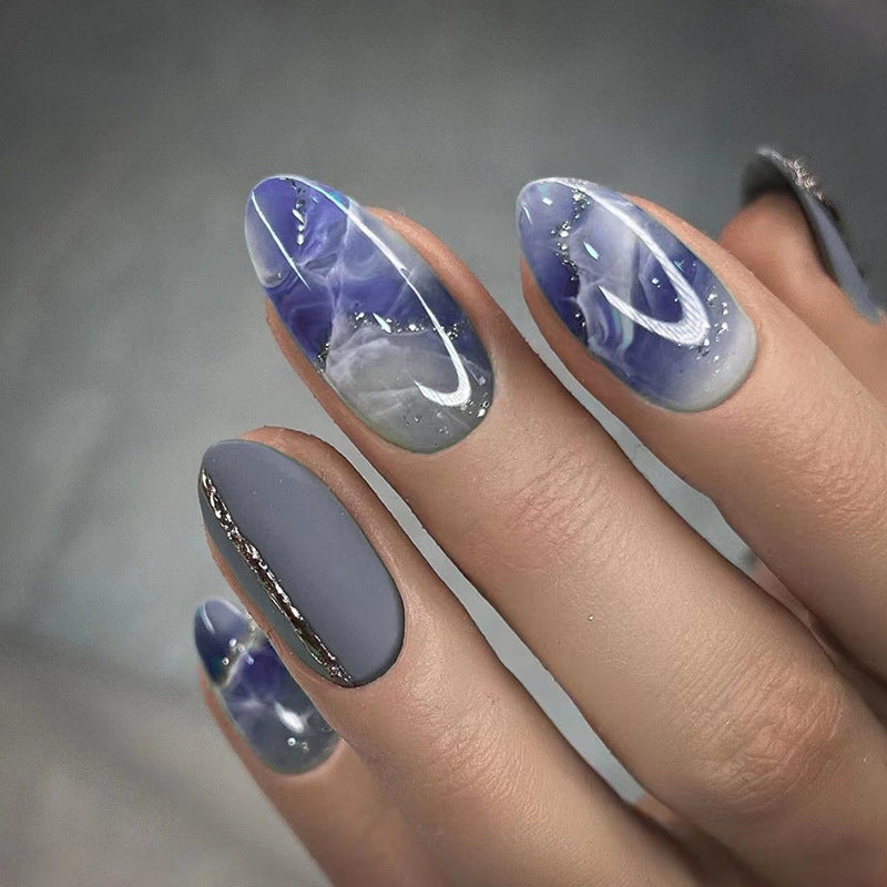 1Premium Marble Design Press-On Nail Tips Miroken