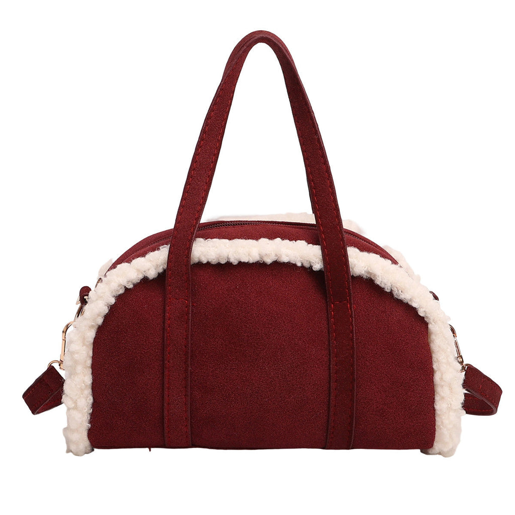 1WoCozy Plush Texture Handbag Miroken