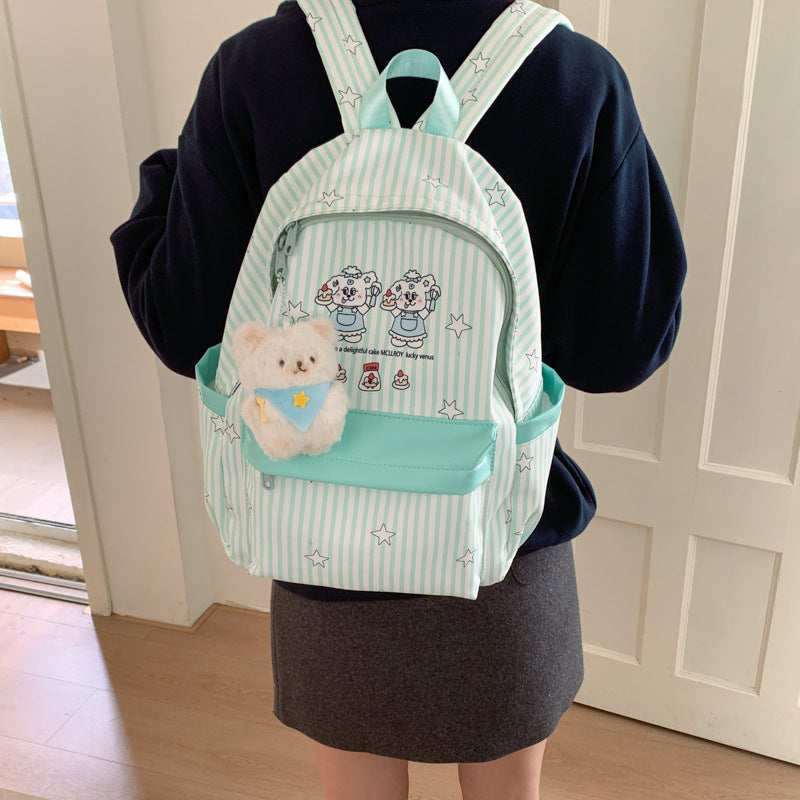 1Backpack with Colorful Animal Design and Practical Compartments Miroken