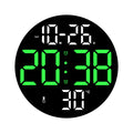 1Digital wall clock with temperature and hygrometer function Miroken