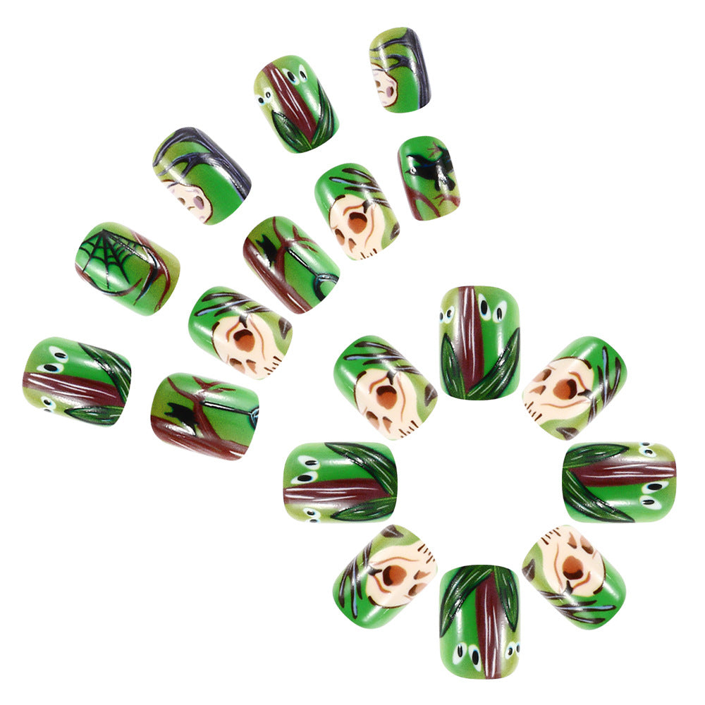 1Artistic Botanical Nail Art Design Miroken