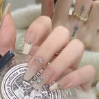 1Elegant French Tip Press-On Nail Art Miroken