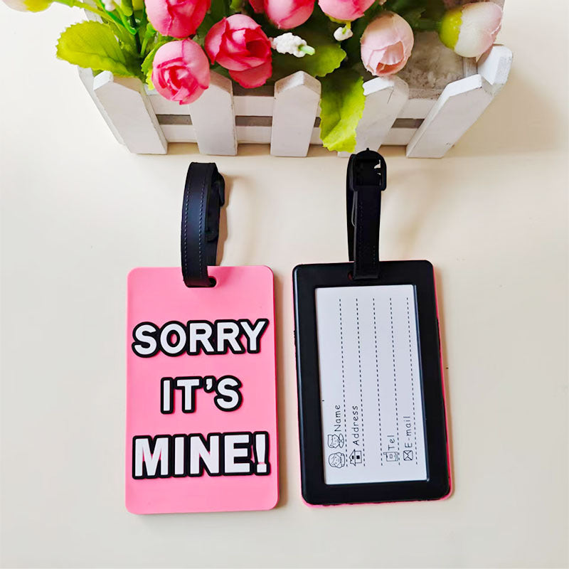 1Unisex Fun Statement Luggage Tag Miroken