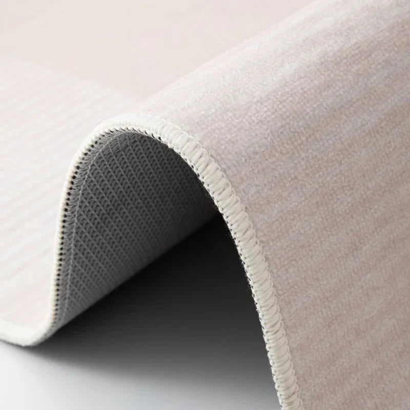 Organic Contour Area Rug | Irregular Design with Non-Slip Backing | Soft Polyester for Living Room Comfort