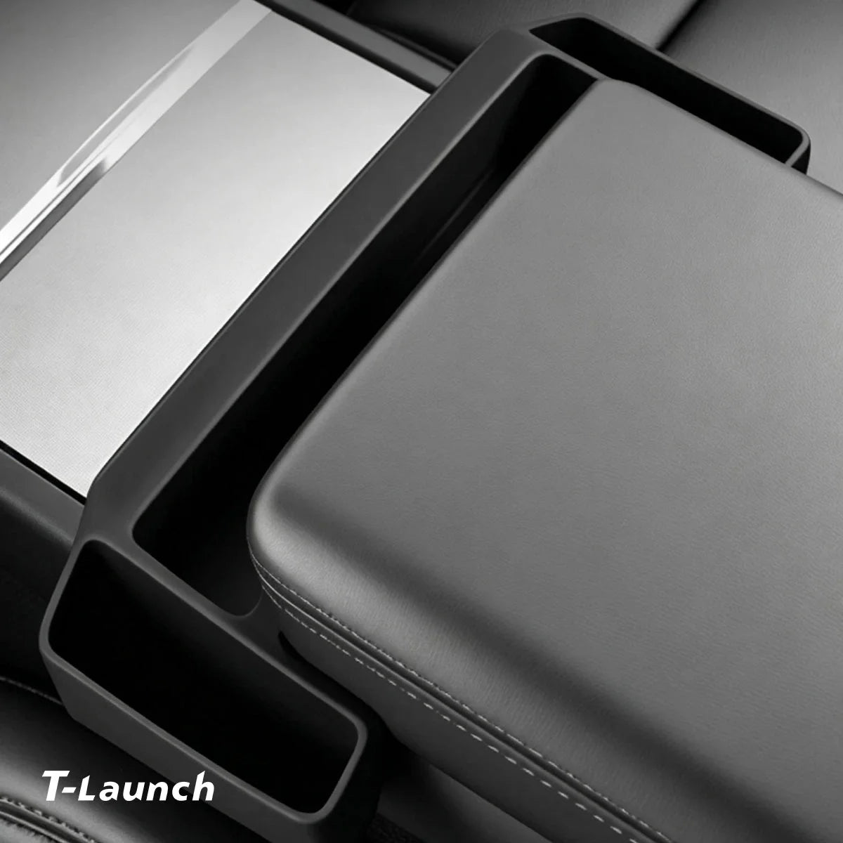 Center Console Organizer Tray with Sunglasses Holder for Tesla Model 3/Y/Y L 2024+