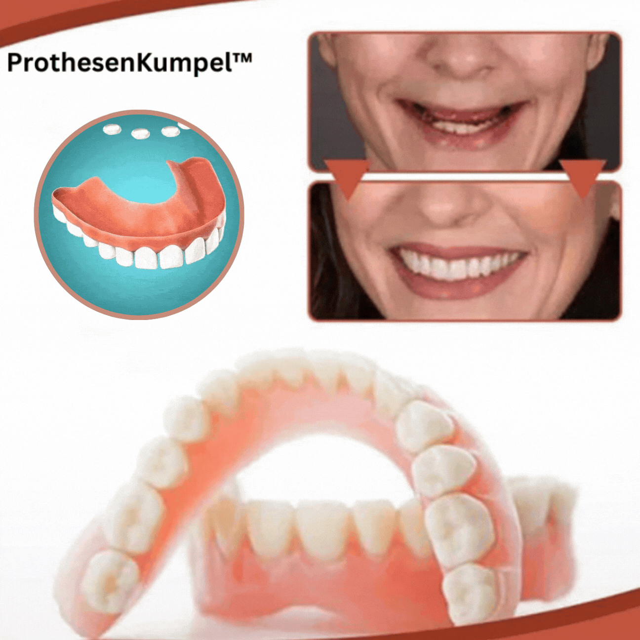 Miroken | Biocompatible  Prosthesis Set for Pain-Free Fit and Natural Smile