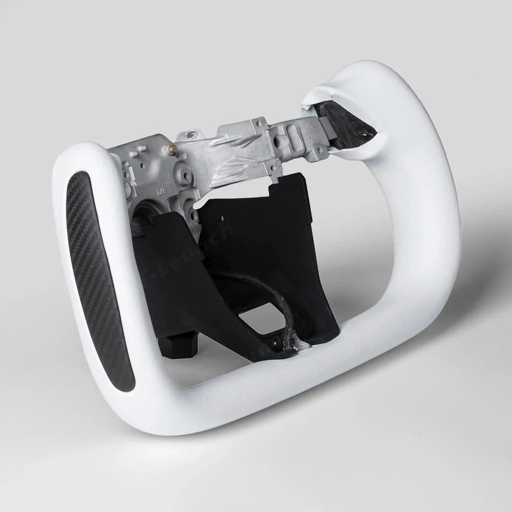 Performance Style Yoke Steering Wheel for Tesla Model Y Juniper 2025+ / Model 3 Highland 2024+