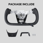 Performance Style Yoke Steering Wheel for Tesla Model Y Juniper 2025+ / Model 3 Highland 2024+