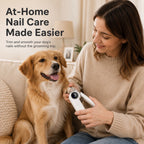 Miroken2-in-1 Pet Electric Nail Clipper & Grinder with LED Light