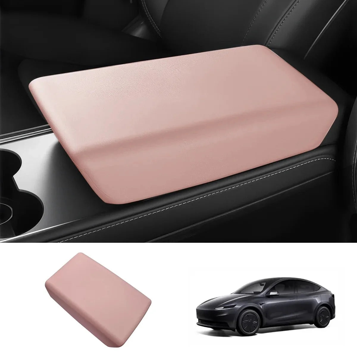 TPE Center Console Armrest Cover for Tesla Model Y Standard 2026+