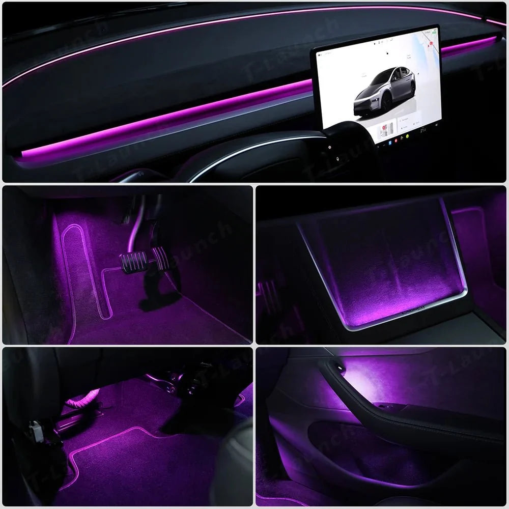 Bundle Save $70: Interior RGB Ambient Lighting Kit + Diffused Rear Light Upgrade