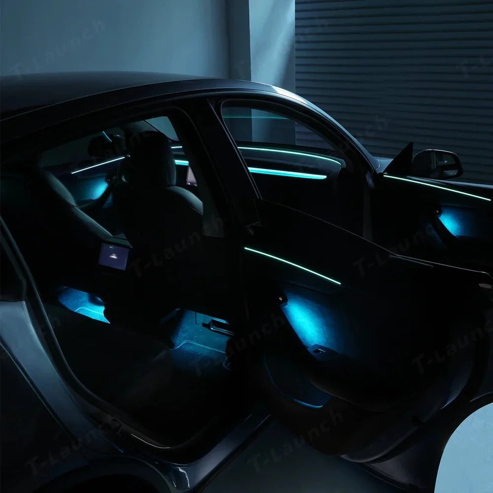 Interior RGB Ambient Lighting Kit for Tesla Model Y Juniper / Model 3 Highland