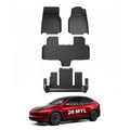All-Weather TPE Floor Mats & Cargo Liners Set for Tesla Model YL 6-Seater 2026+