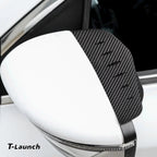 Carbon Fiber Style Rear View Mirror Rain Visors for Tesla 3/Y/S/X/Cybertruck