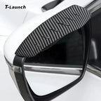 Carbon Fiber Style Rear View Mirror Rain Visors for Tesla 3/Y/S/X/Cybertruck