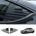 Rear Triangle Window Flag Decals for Tesla Model Y 2020+