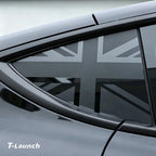 Rear Triangle Window Flag Decals for Tesla Model Y 2020+