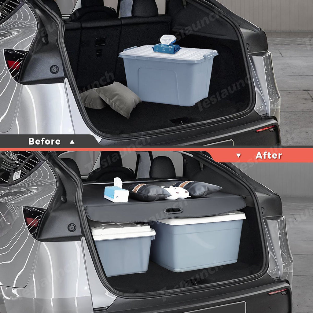 Retractable Rear Trunk Privacy Cargo Cover for Tesla Model Y Juniper 2025+