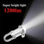 Intelligent Battery System Ultra Bright Rechargeable Flashlight