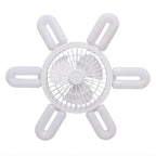 Silent Adjustable Remote Control Ceiling Foldable Fan Lamp