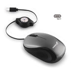 Portable USB Type C Retractable Mouse